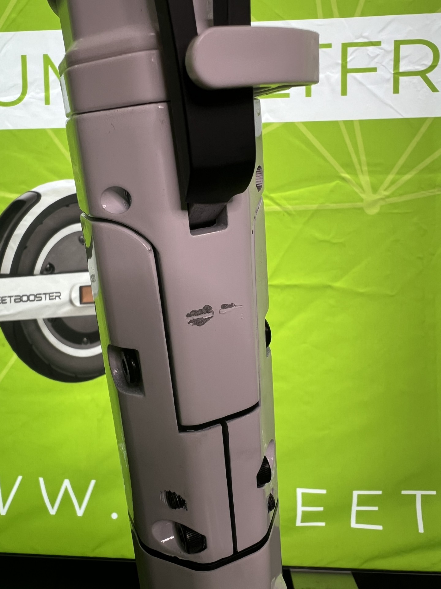 E-Scooter STREETBOOSTER Vega weiß, Leichtmetallfelge, Maschine, Transport, Fahrzeug, Rad